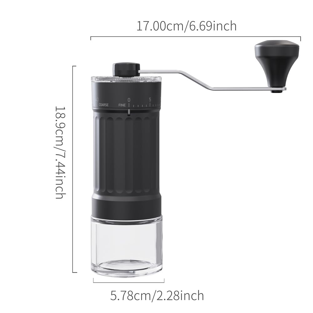 Portable Conical Burr Coffee Grinder 25g Ceramic Burrs Z298