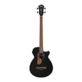 Black High Gloss Acoustic-electric Bass Guitar Q274