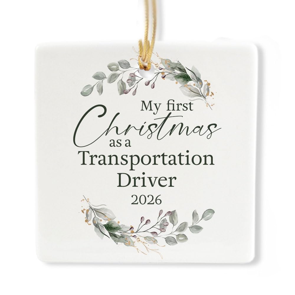 Ceramic 3-inch Square-Shaped Ornament R496262