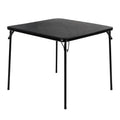 Black Folding Card Table X129370