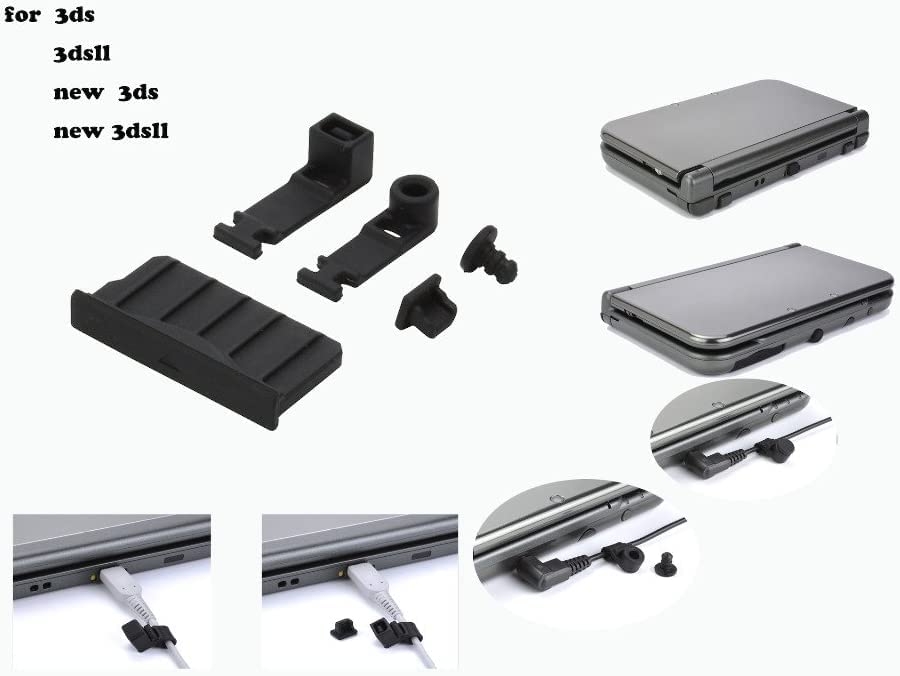Black Silicone Dust Plug for 3DS Z449002