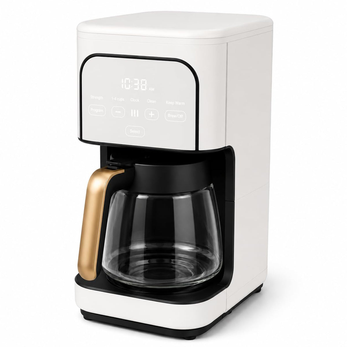 12-Cup Programmable Coffee Maker with Glass Carafe C12505
