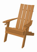 Folding Poly Adirondack Chair with Integrated Cupholders I150