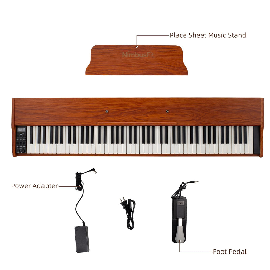88 Keys Hammer Weighted Digital Piano G976