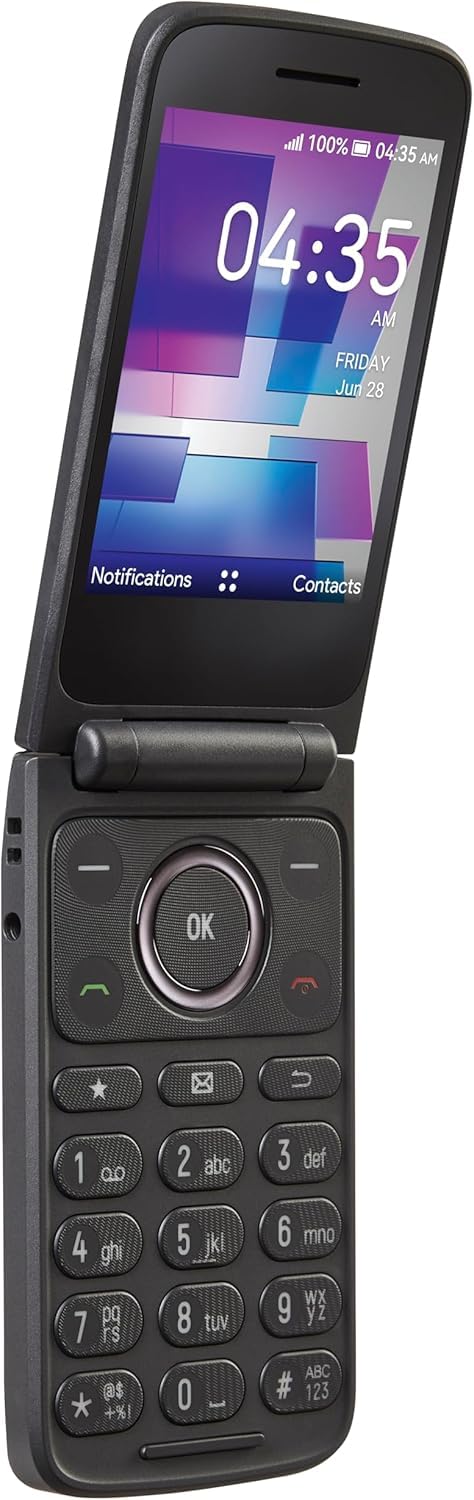 4G LTE Flip Phone 16GB Stone Gray G581580