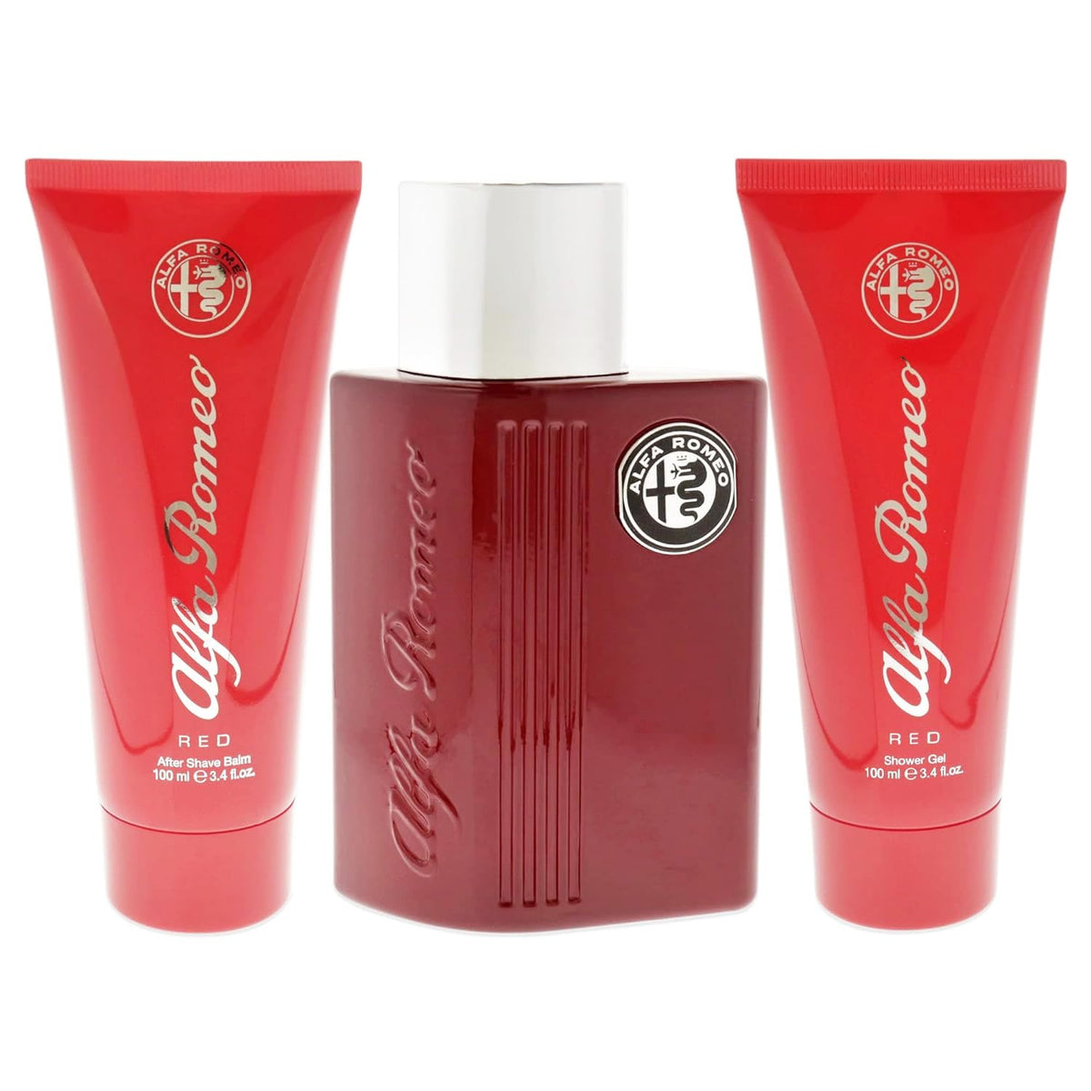 Red 4.2 oz EDT Spray, 3.4 oz Shower Gel, 3.4 oz After Shave Balm 3 Pc Gift Set M81635