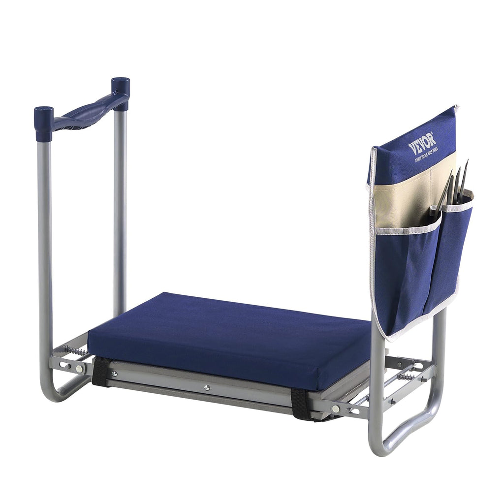 Folding Garden Kneeler and Seat with Tool Bags E35567