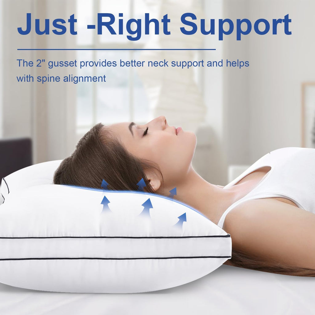 King Size Set of 2 Bed Pillows Q66034