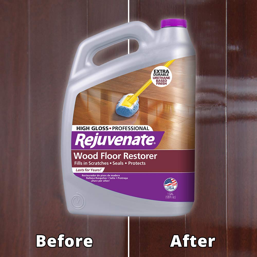 High Gloss Wood Floor Polish and Cleaner 128oz Y389