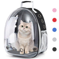 Pet Backpack Carrier with Clear Front and Harness D6207