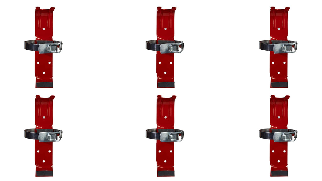 6 Pack 2.5 lb Fire Extinguisher Mount B7072