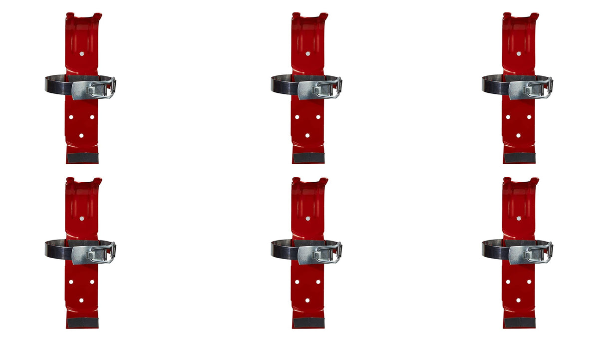 6 Pack 2.5 lb Fire Extinguisher Mount B7072