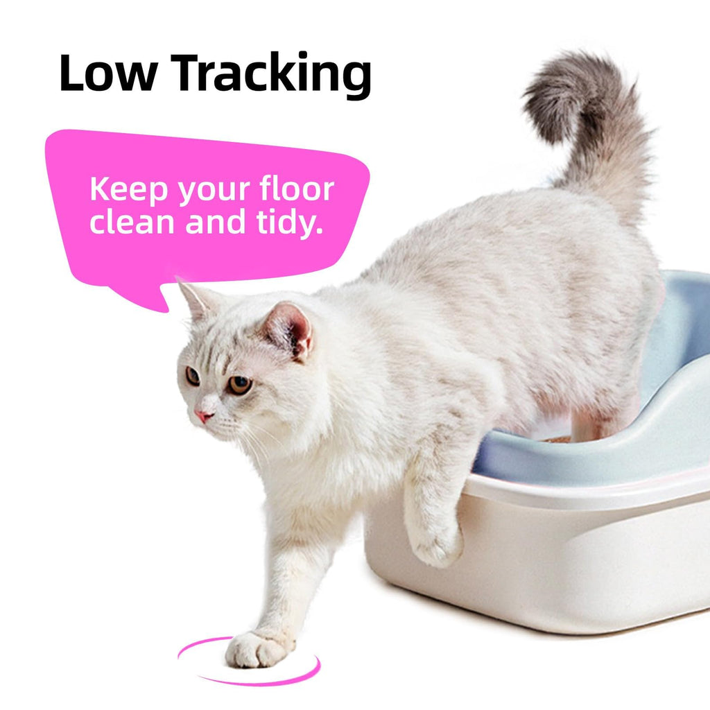 Clumping Cat Litter 99.9% Dust Free Flushable Mixed Tofu and Bentonite Odor Control 16.8lb P393083
