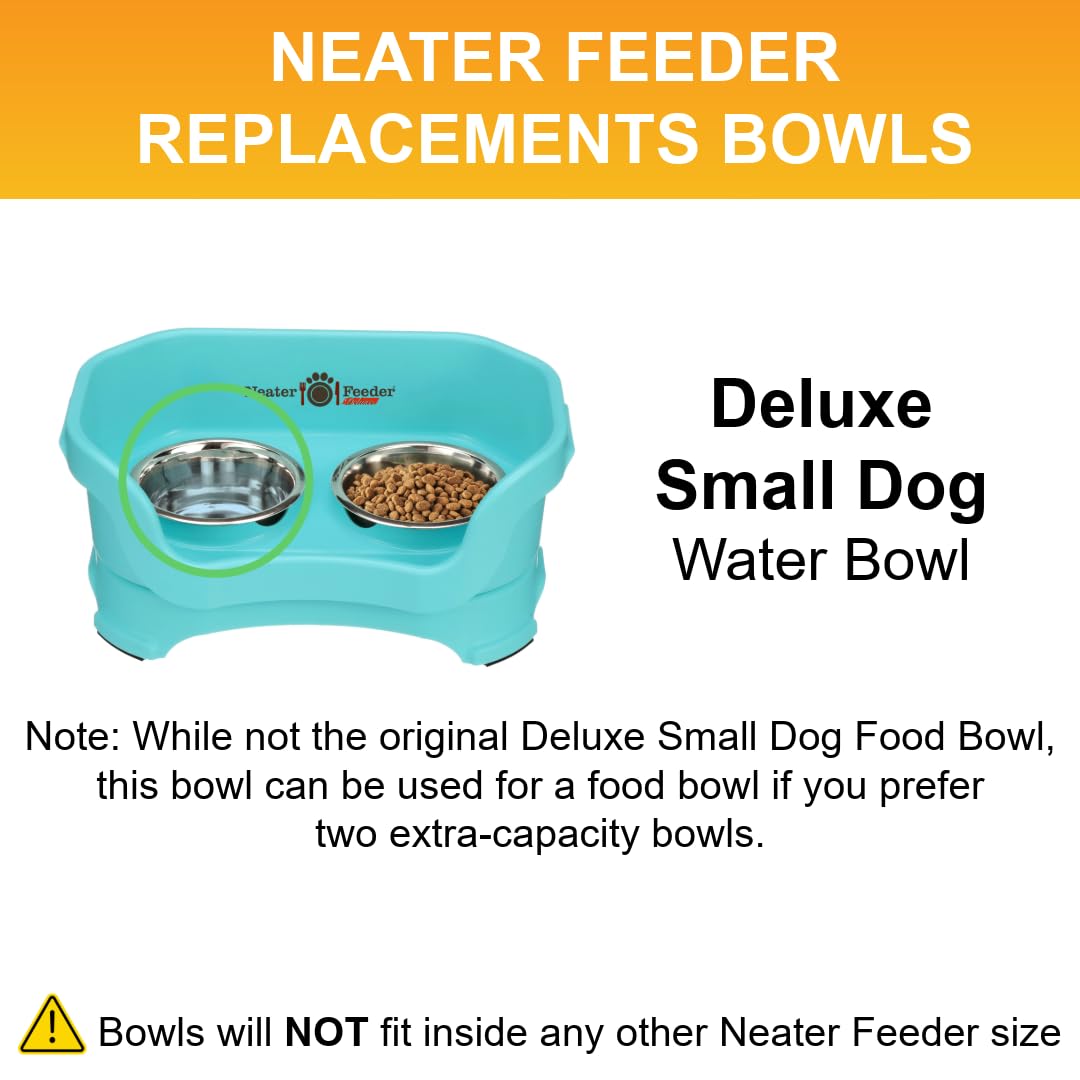 2.2 Cup Stainless Steel Dog Bowls Set of 2 W72959