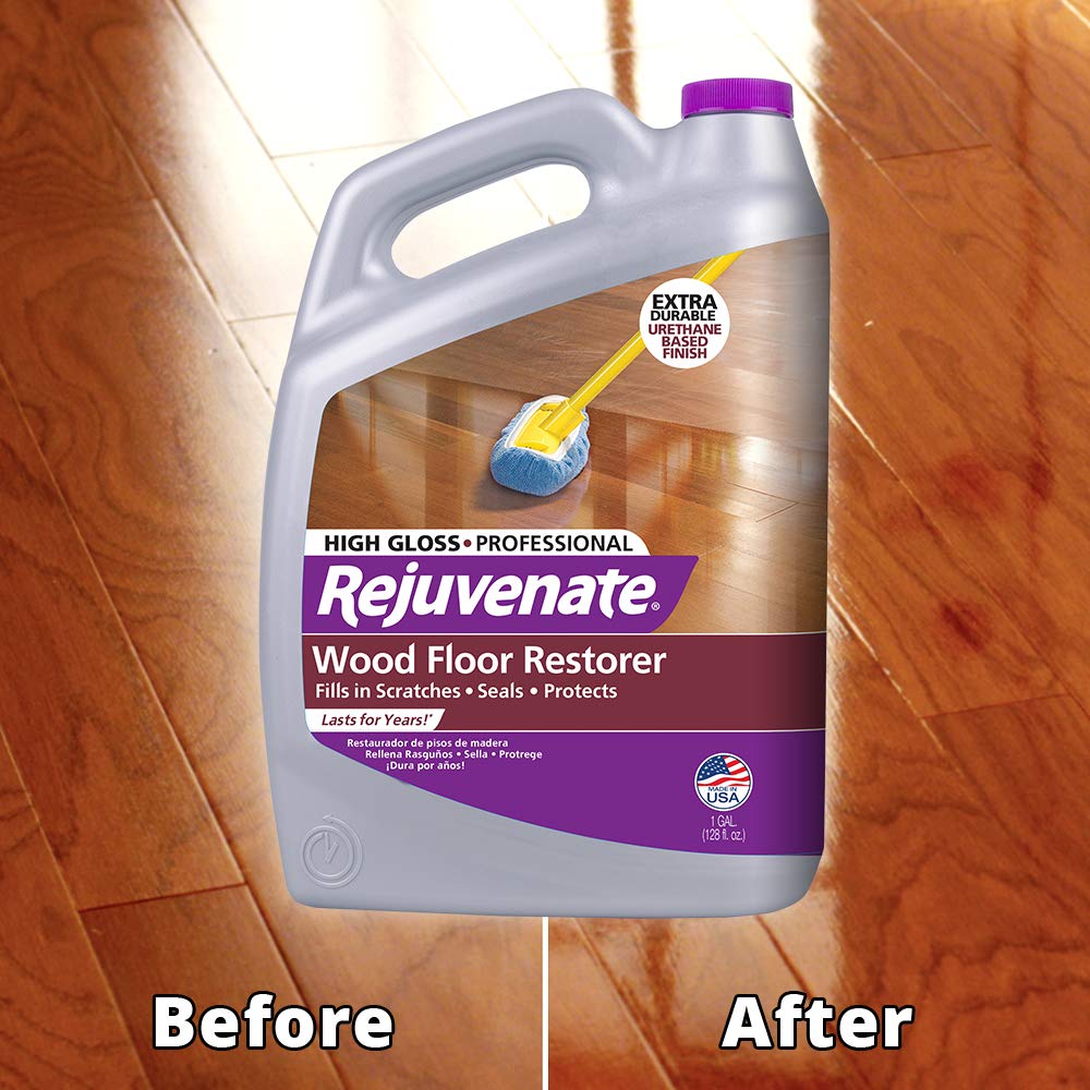 High Gloss Wood Floor Polish and Cleaner 128oz Y389