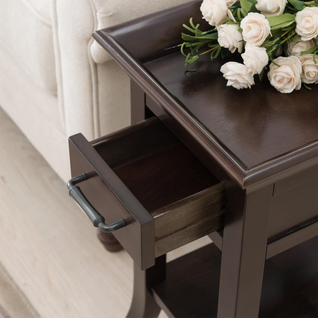 Chocolate Cherry End Table J2685