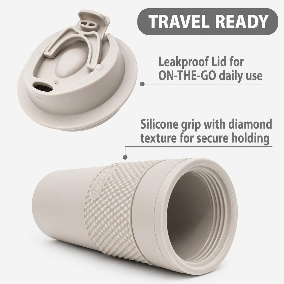 16 oz Insulated Coffee Tumbler Set 2 Pack K9745