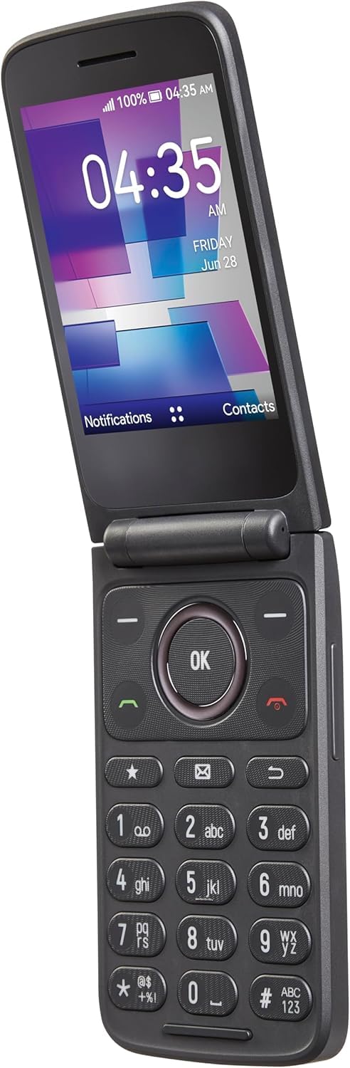 4G LTE Flip Phone 16GB Stone Gray G581580