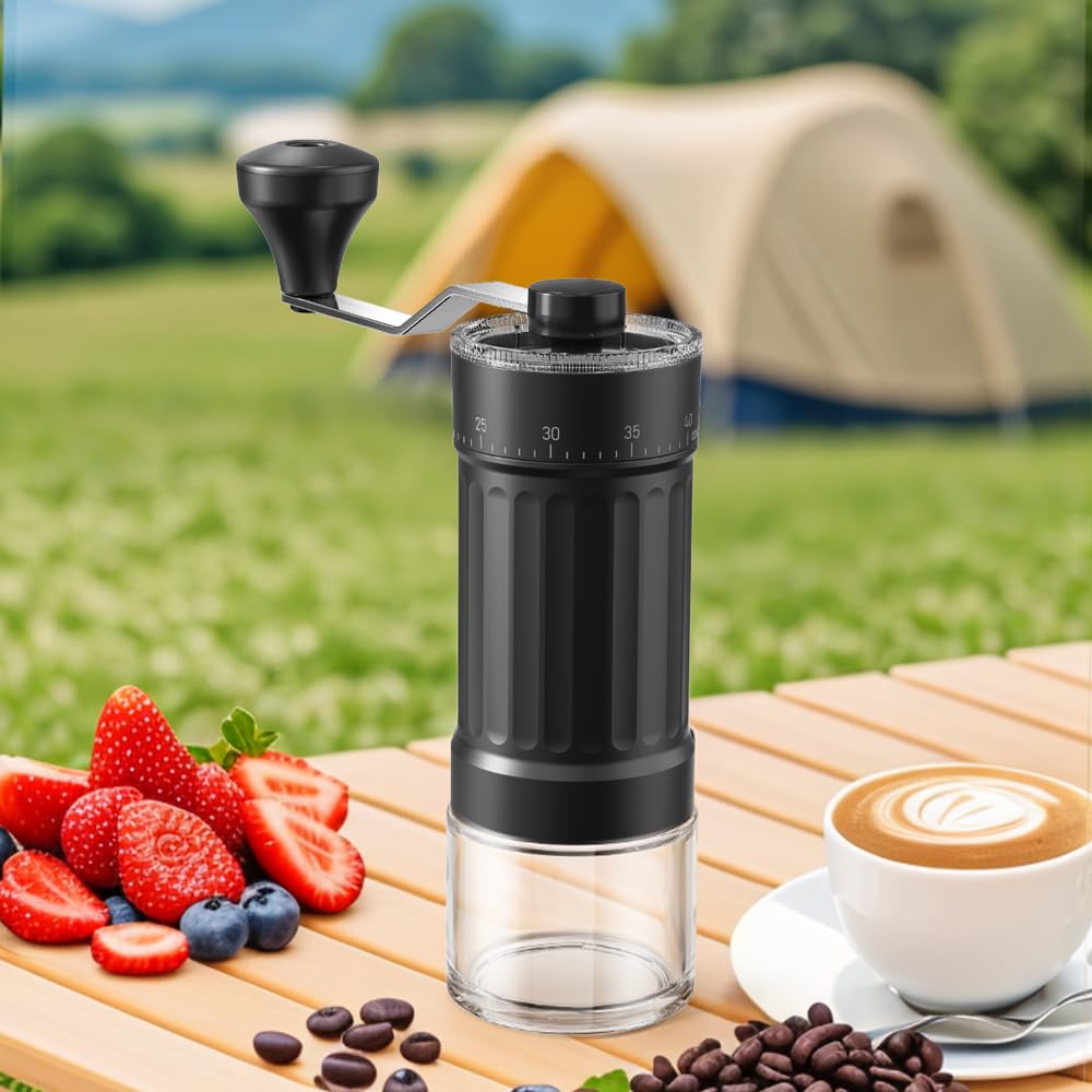 Portable Conical Burr Coffee Grinder 25g Ceramic Burrs Z298
