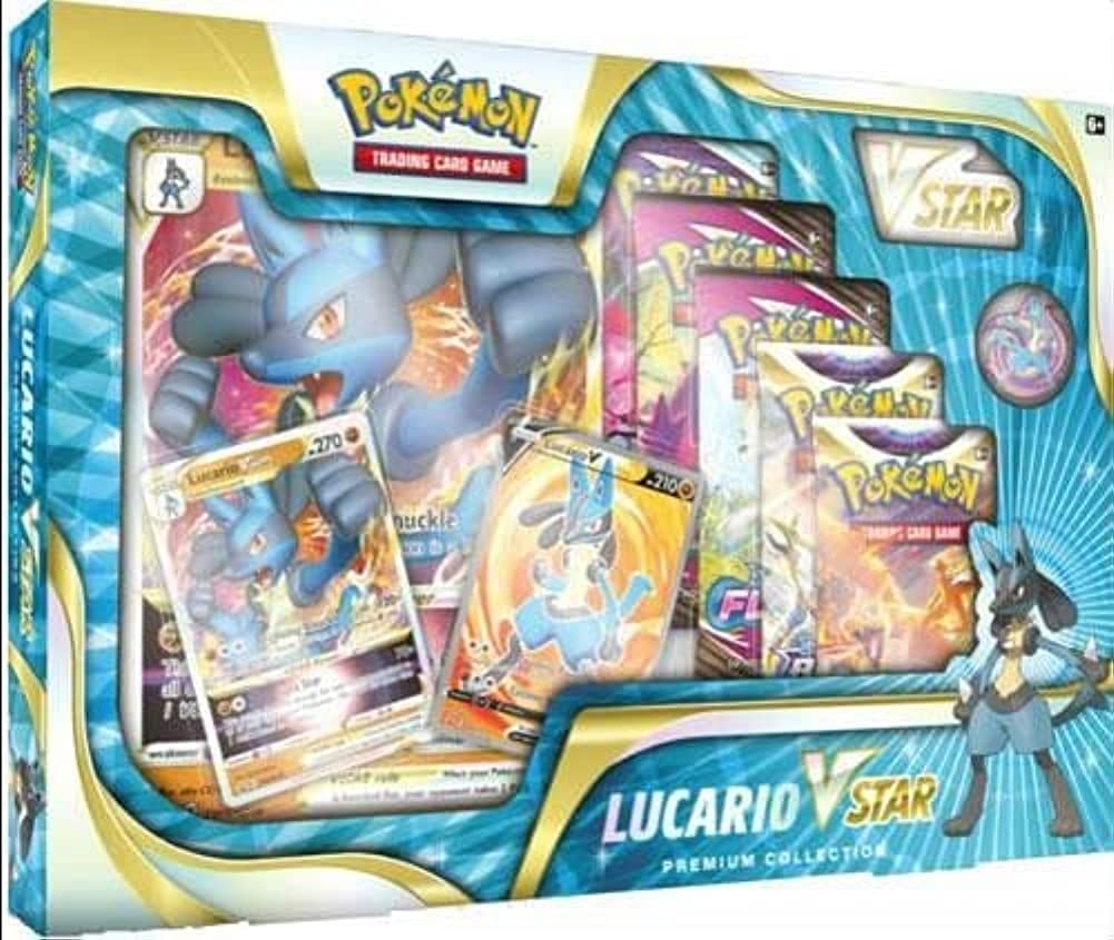 Pokemon Lucario Vstar Premium Collection Box M5617
