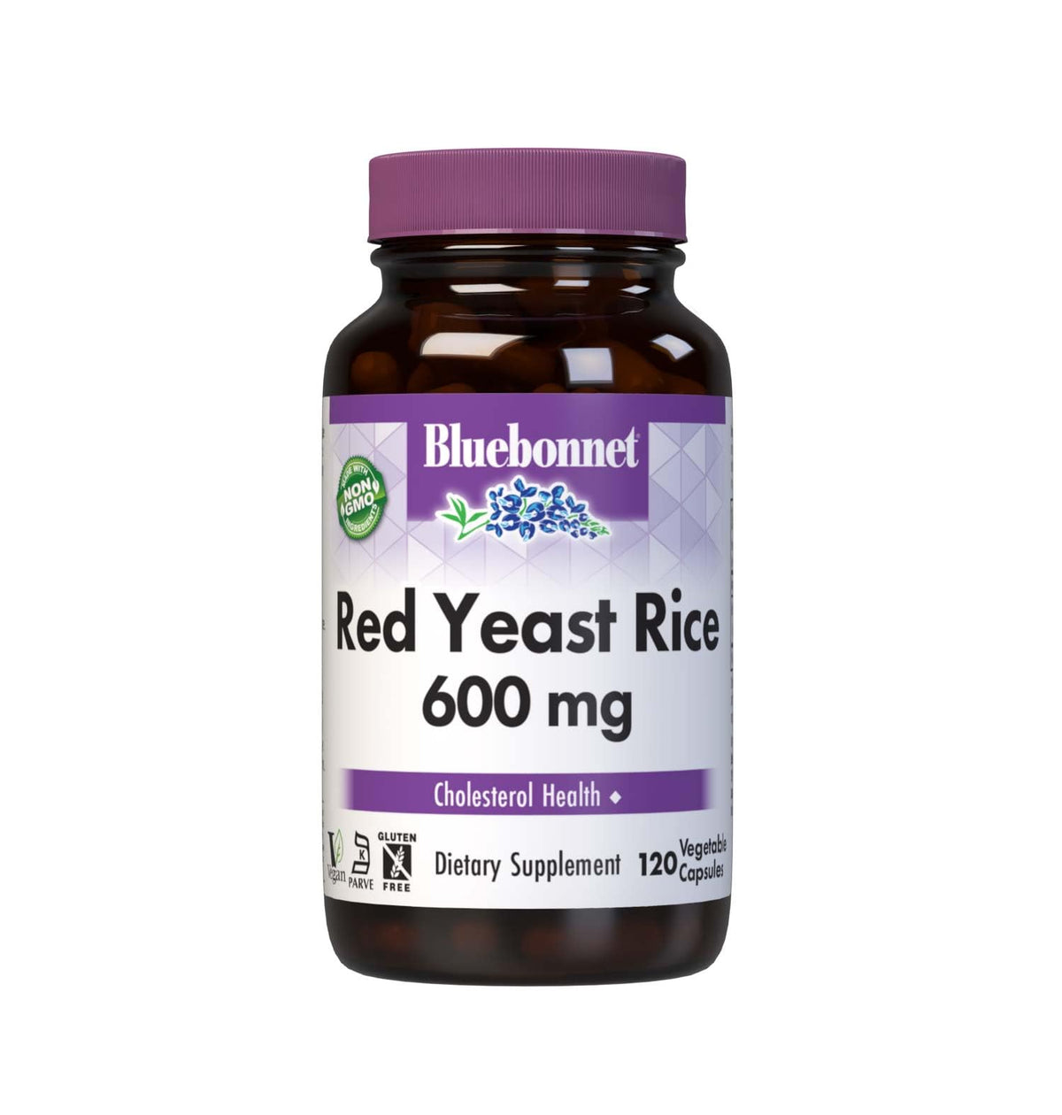 Red Yeast Rice 600 mg 120 Vegetable Capsules U2983