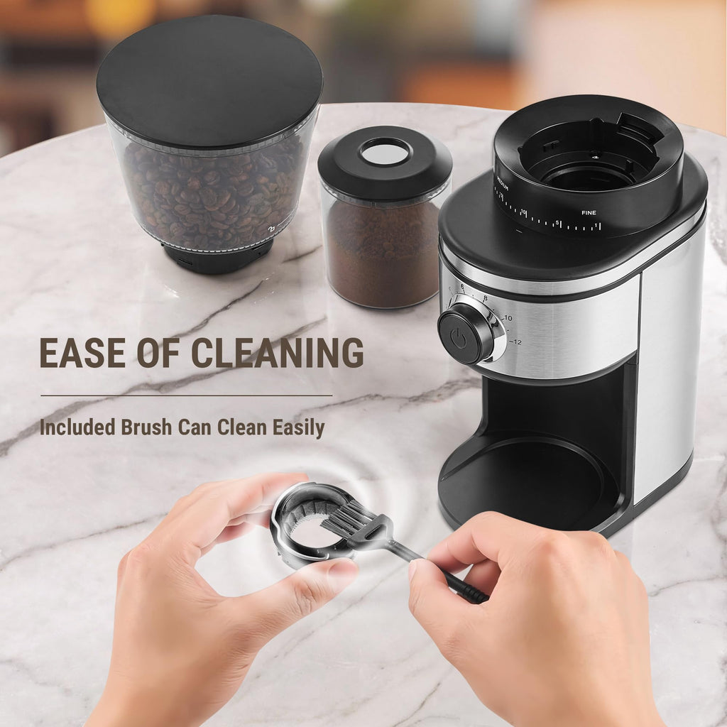 Electric Conical Burr Coffee Grinder with 30 Grind Settings U30416