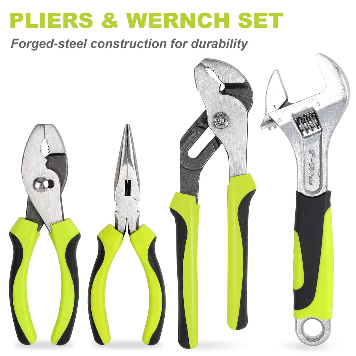 225-Piece Home Repairing Tool Kit with Tool Box T100