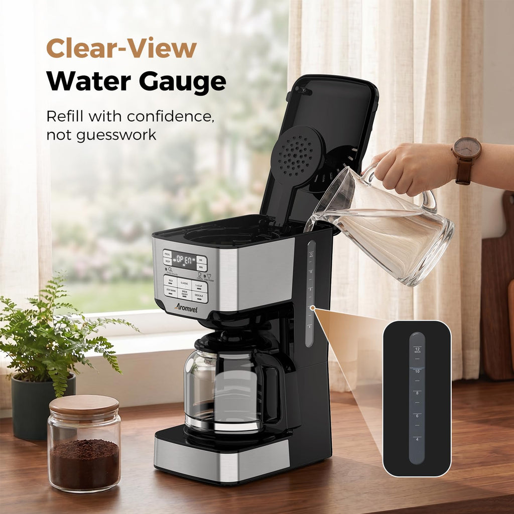 12 Cup Programmable Drip Coffee Maker J40515