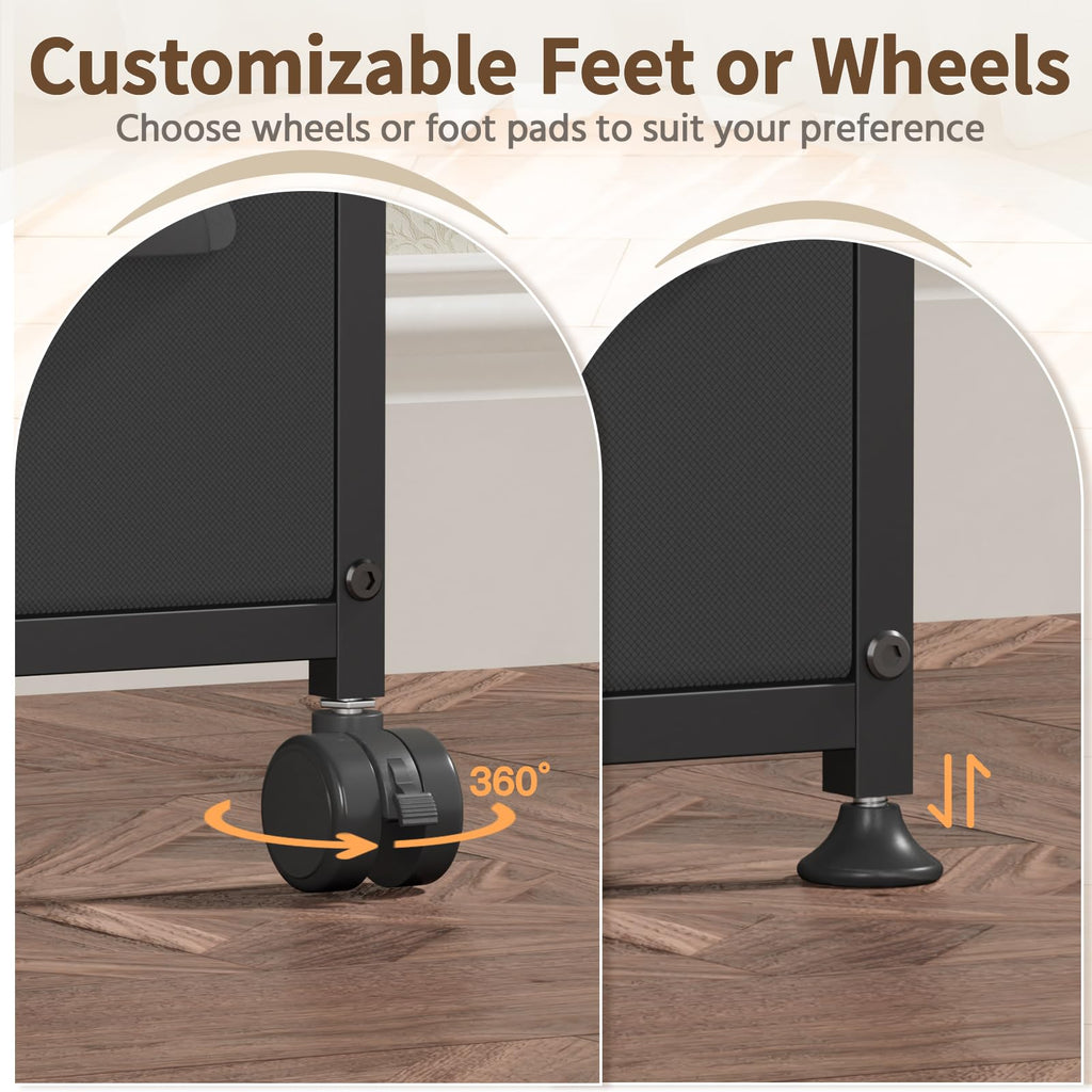 Black Narrow Storage Cabinet Q31740