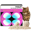 Clumping Cat Litter 99.9% Dust Free Flushable Mixed Tofu and Bentonite Odor Control 16.8lb P393083
