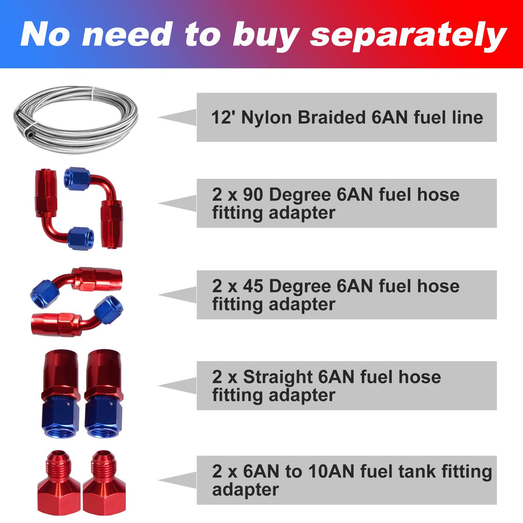 5 Gallon 20L Polished Aluminum Fuel Cell Tank with Cap Level Sender Oil Feed Line O9817