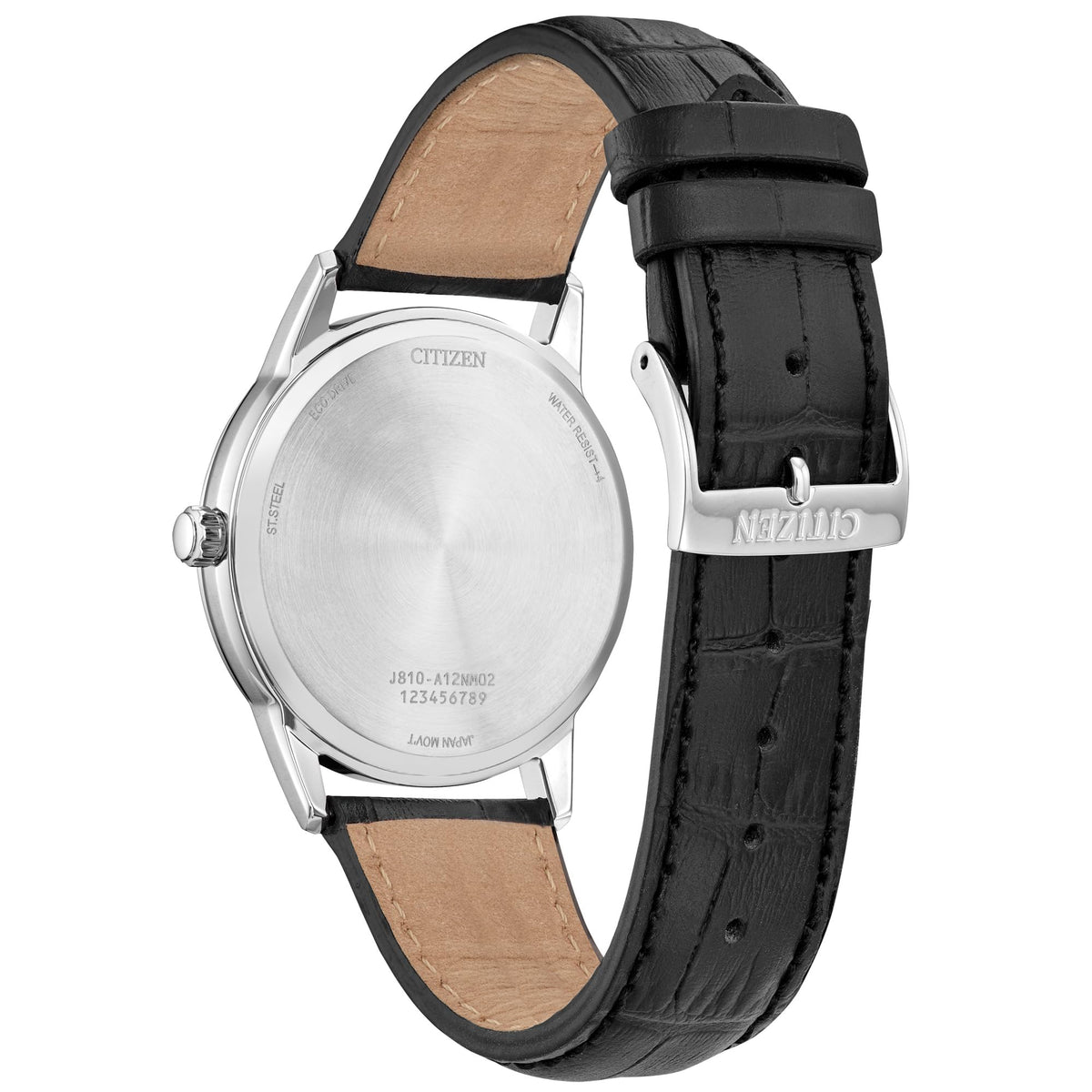 Men's Leather Strap Watch H658512