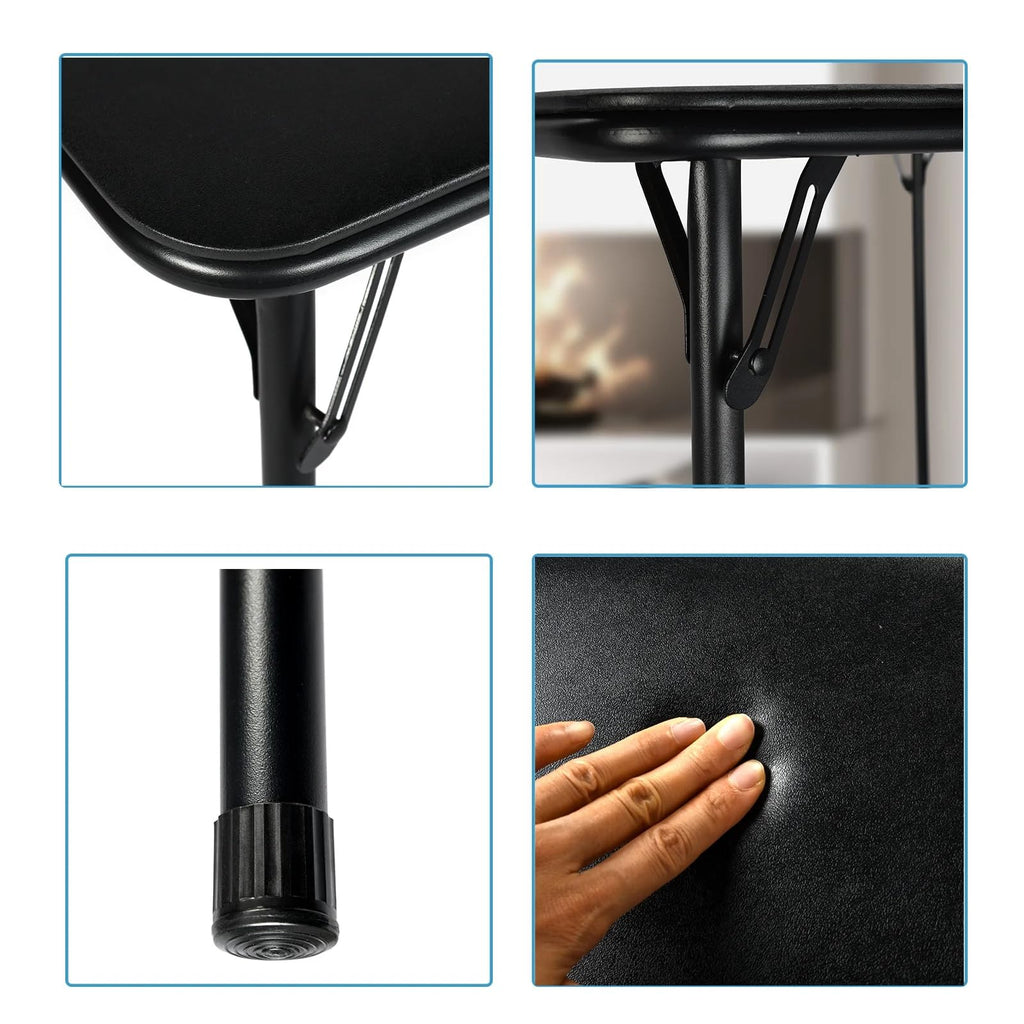 Black Folding Card Table X129370