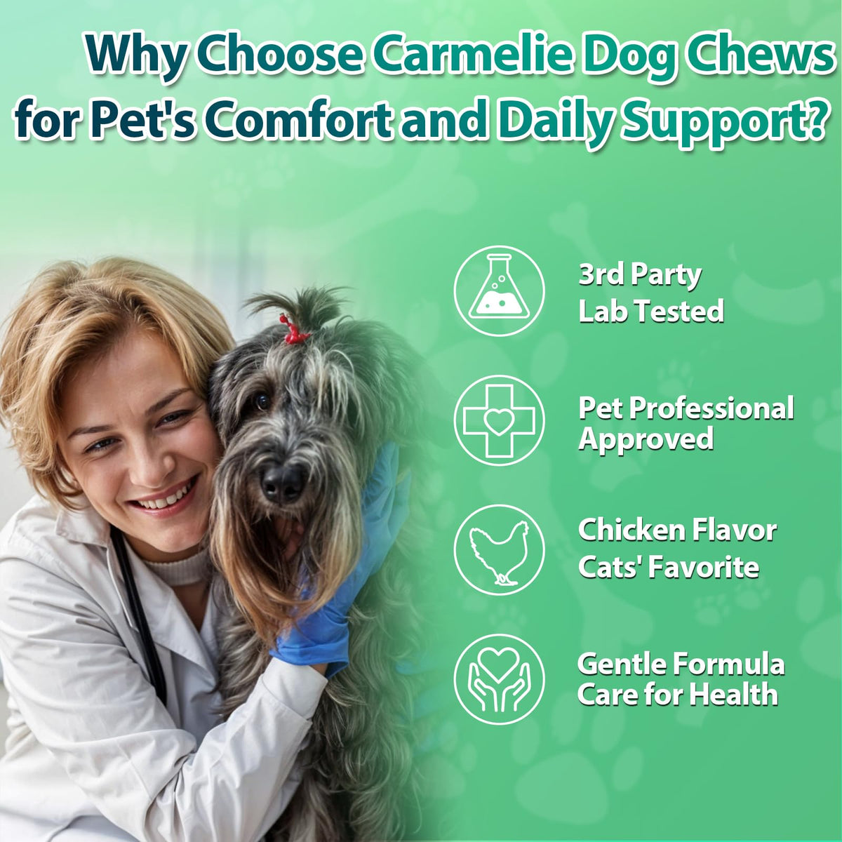 Flea and Tick Prevention for Dogs Chewables, 200 Soft Chews R692593