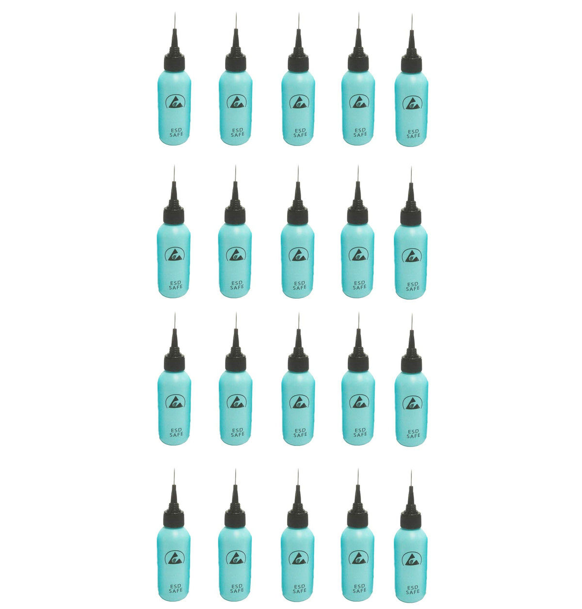 60ml ESD Safe Needle Tip Bottle 2 fl. oz LDPE Blue E675962