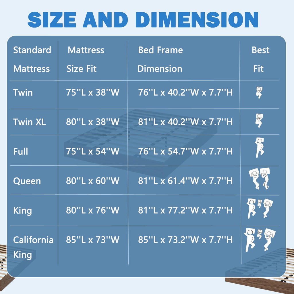 Wood Platform Bed Frame California King G747470