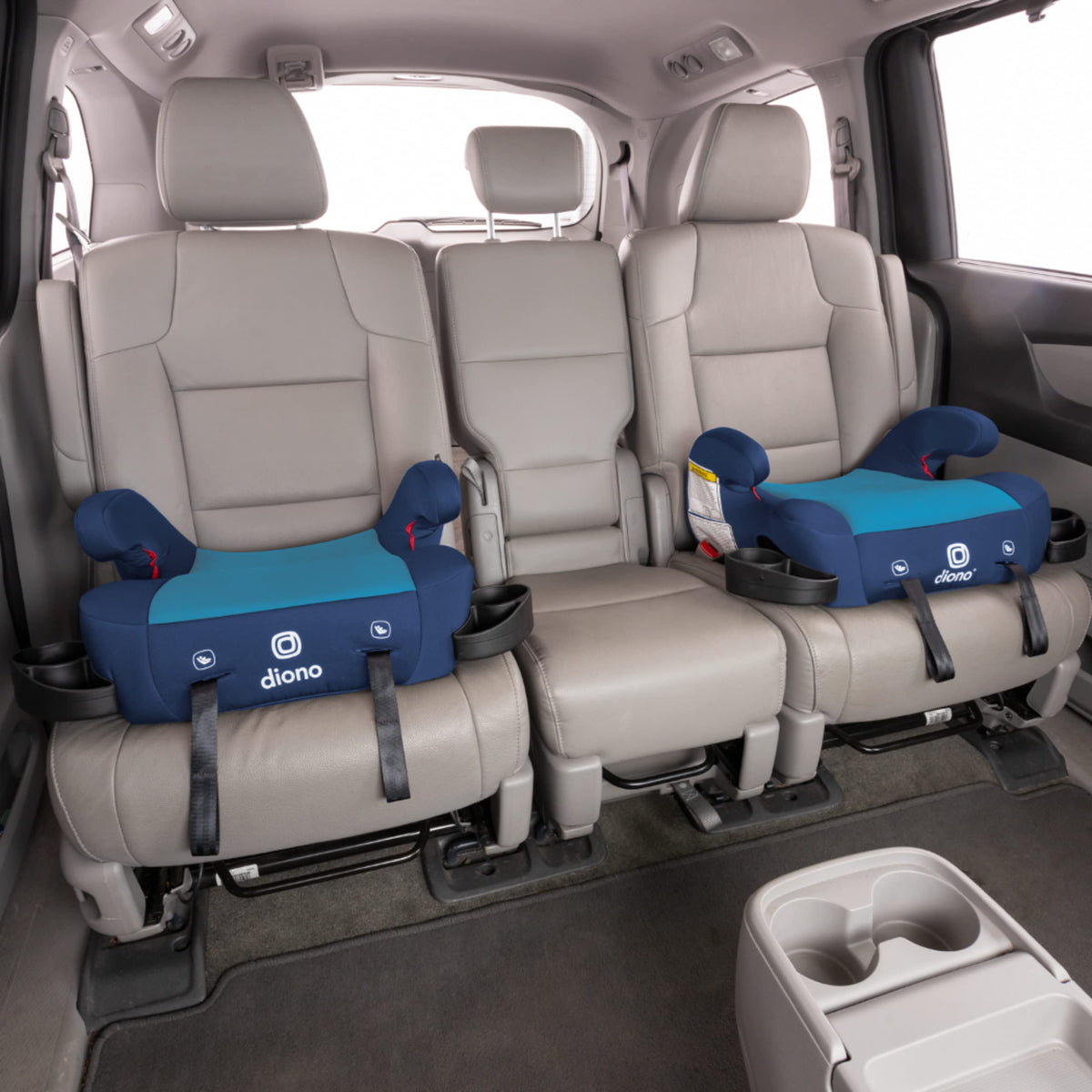 Backless Belt-Positioning Booster Car Seat, 1 Pink & 1 Blue, 40-120 lbs G374473