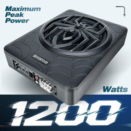 10" 1200W Powered Car Subwoofer with Amplifier T53564