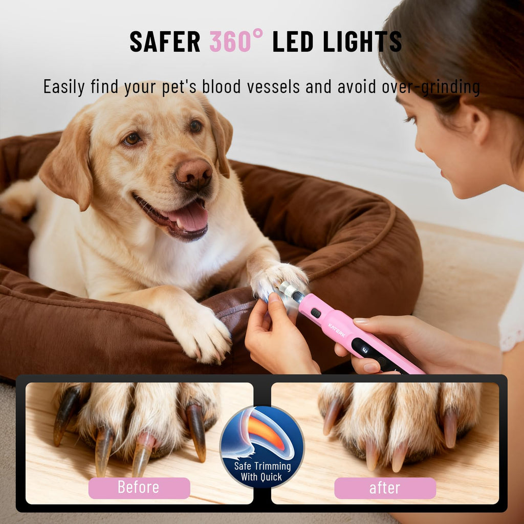 5 Speed Quiet Electric Dog Nail Grinder H855