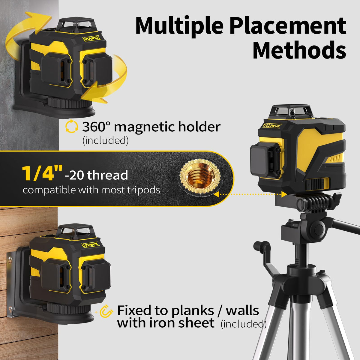 Laser Level with 12 Green Lines A229