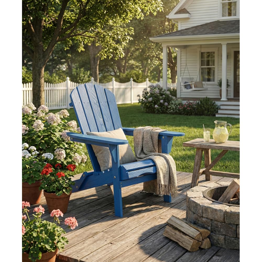 Wood Folding Adirondack Chair J392