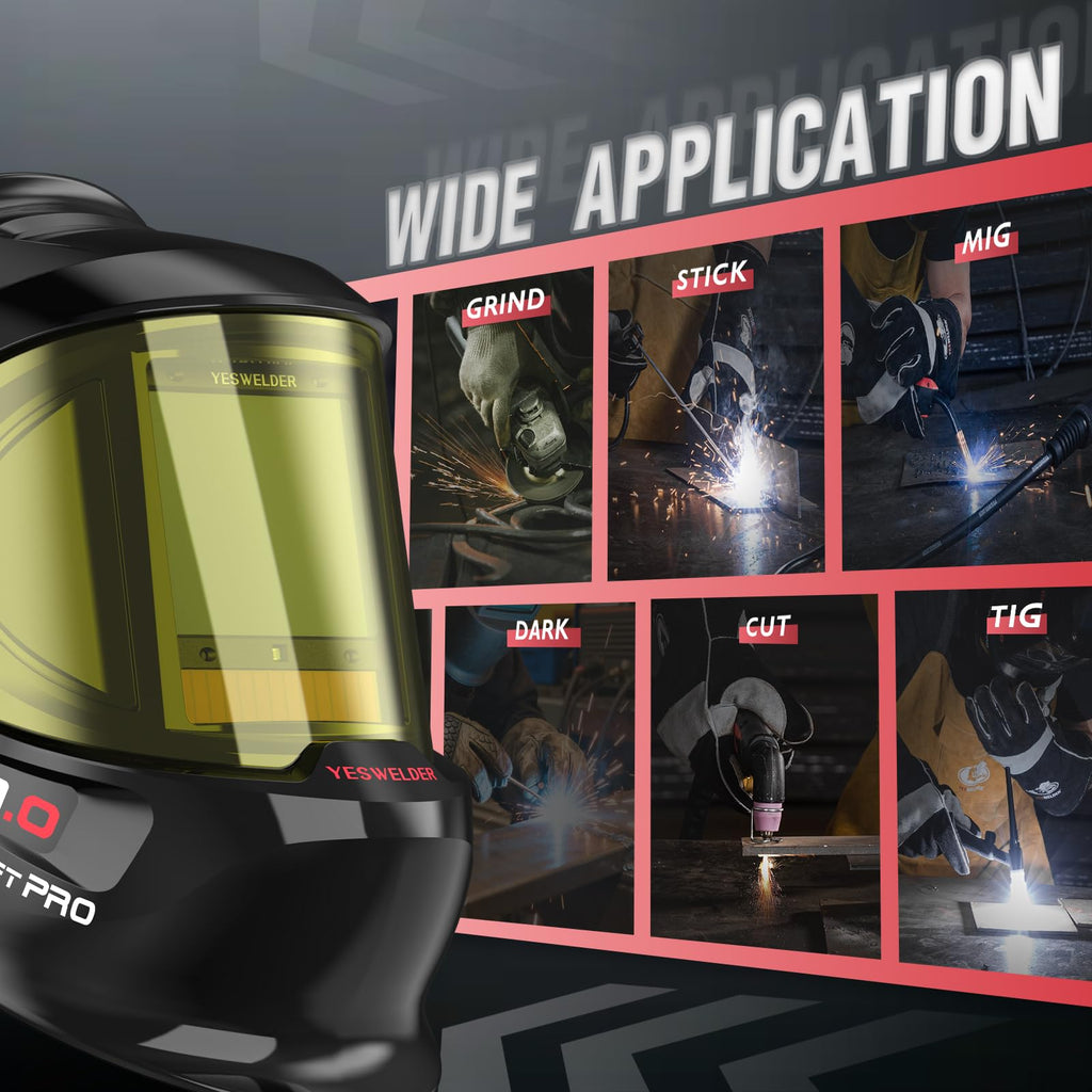 Panoramic Welding Helmet with Smart Auto-Shade L50691