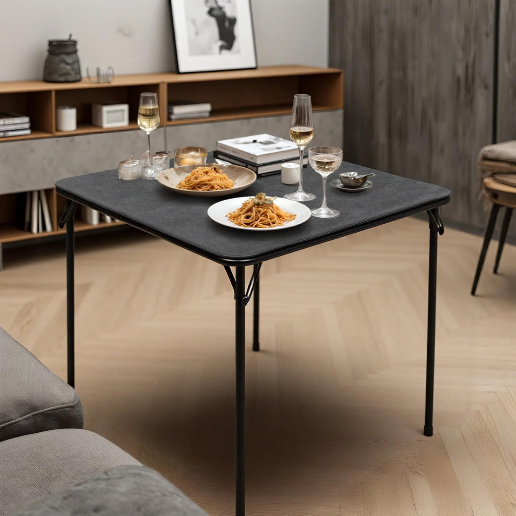 Black Folding Card Table X129370