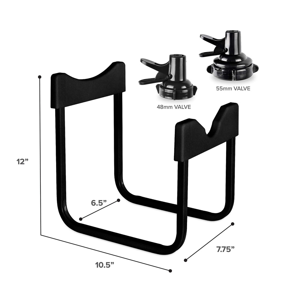 Stainless Steel Water Jug Stand with 2 Dispenser Valves S396