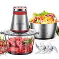 500W Electric Food Processor with 2 Bowls N77537