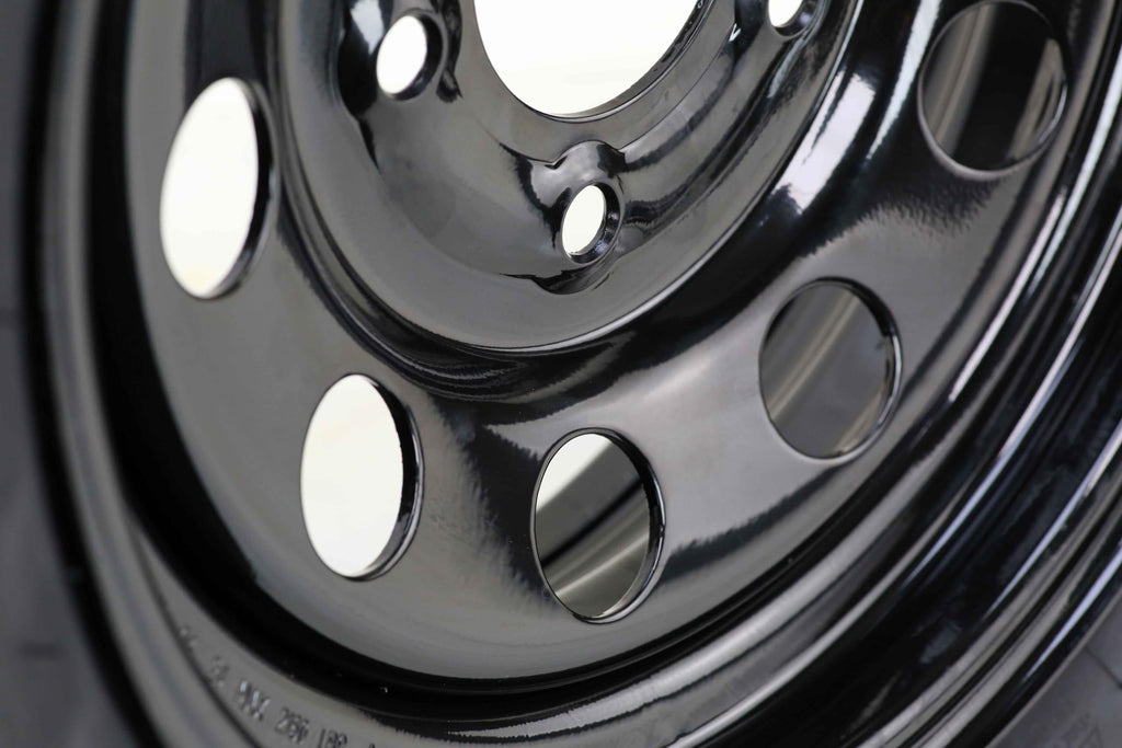 ST205/75R15 8-Ply Trailer Tire Wheel Black Mod Rim Pk2 F902171
