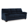 Navy Corduroy Sofa F142