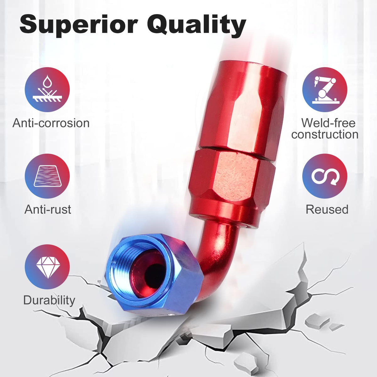 5 Gallon 20L Polished Aluminum Fuel Cell Tank with Cap Level Sender Oil Feed Line O9817