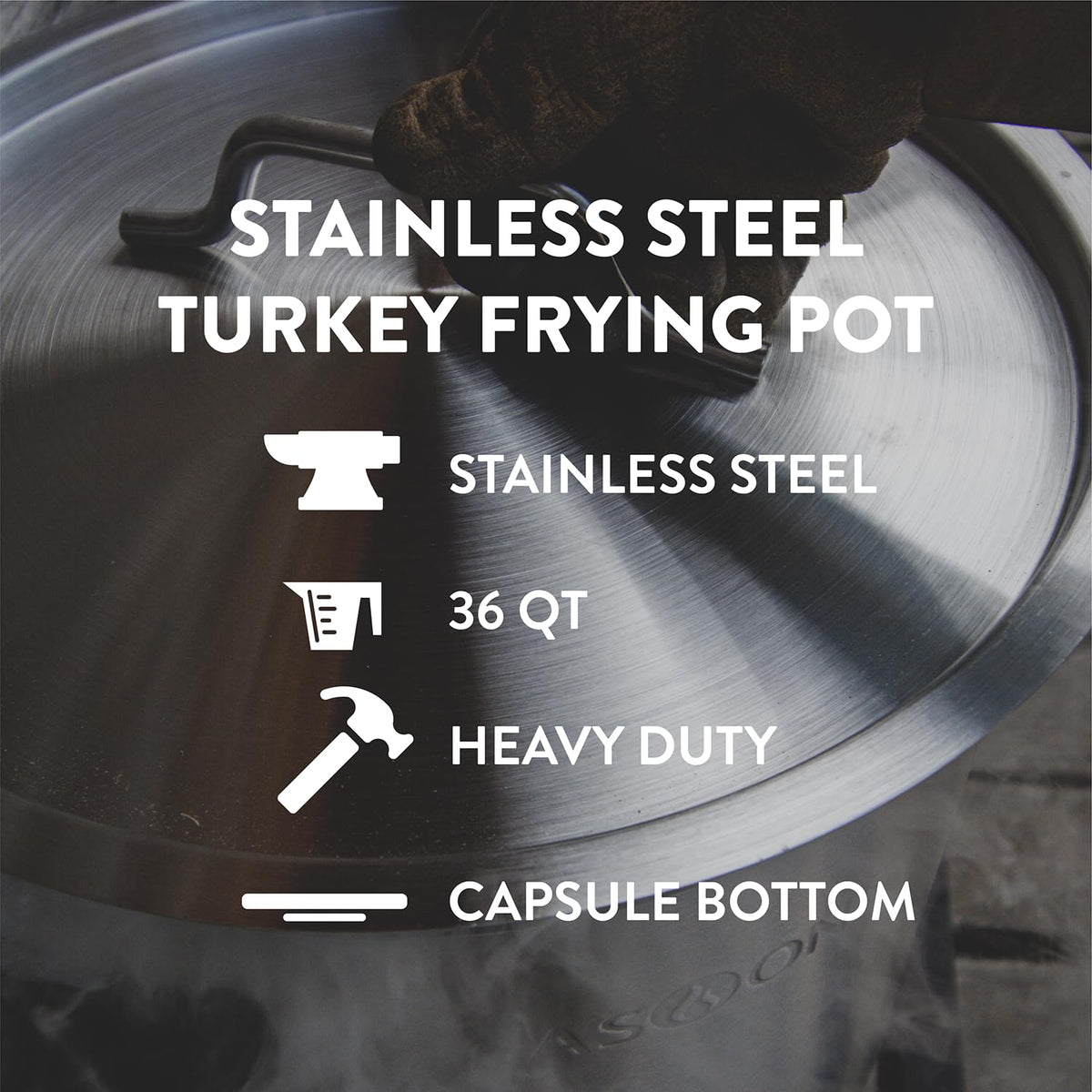 Stainless Steel 36qt Stockpot with Basket and Lid D518572
