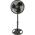 16 Inch Oscillating 3 Speed Pedestal Stand Fan, Black (2 Pack) K726852